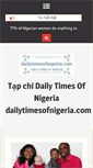 Mobile Screenshot of dailytimesofnigeria.com
